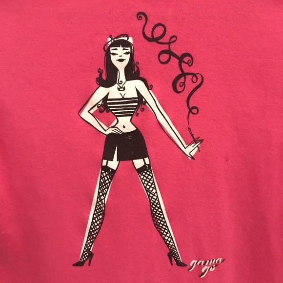 Gama-Go Tops - Collectible Gama-Go French Girl T-Shirt